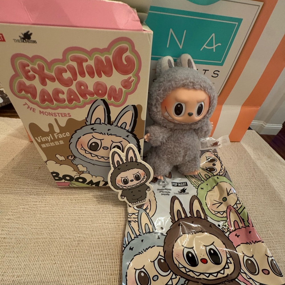 The Monsters Exciting Macaron Vinyl Face Doll - Gray
